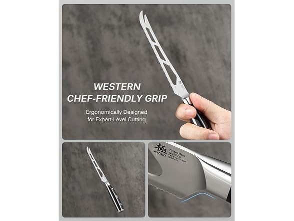 KYOKU 5" Serrated Cheese Knife