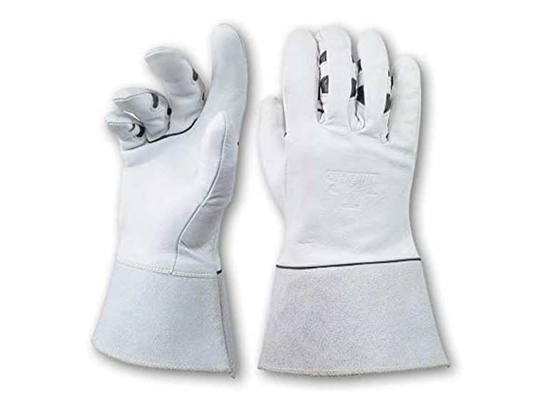 Bear Knuckles T255 M TIG Goathide Welding Glove WHITE