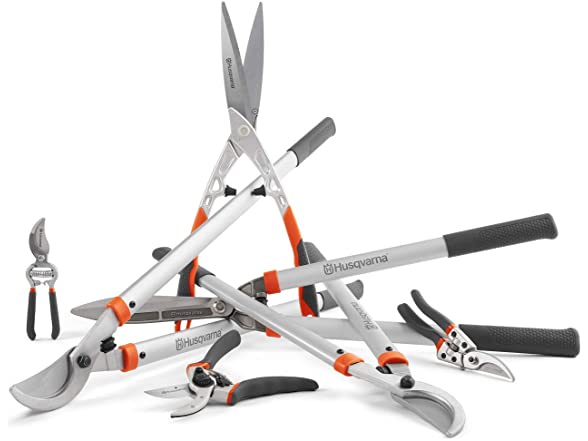 Husqvarna Technical Pruners - High Carbon Steel Blades, Ergonomic Grip, Grey
