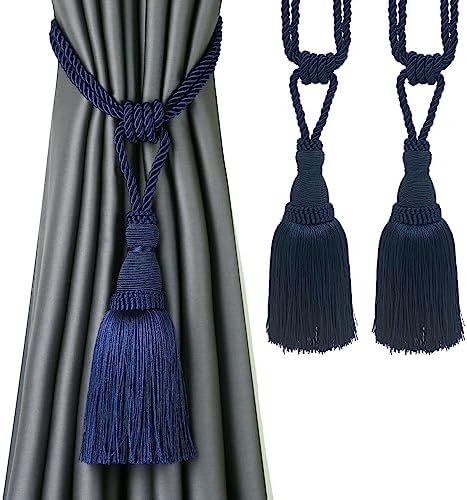2 Pack Curtain Drapery Tiebacks Tassels