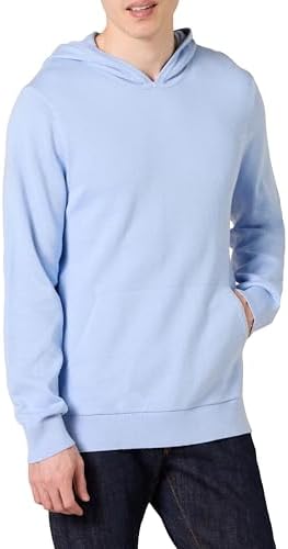 Amazon Essentials Men's Relaxed-Fit Hoodie Sweater, Powder Blue, X-Large
