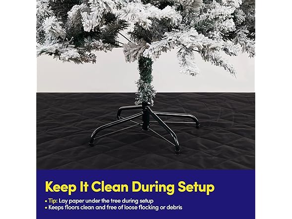 6ft Frosted Christmas Tree (Pre-Lit)