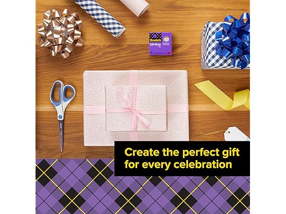 Scotch Gift Wrap Tape 6 Rolls + Disp