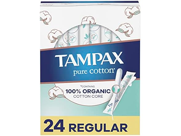 Tampax Pure Cotton, 24ct