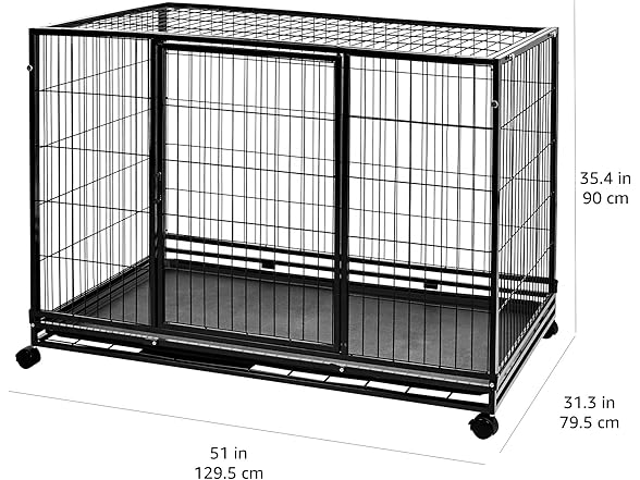 Amazon Basics - Portable Heavy Duty StackablE Pet Kennel