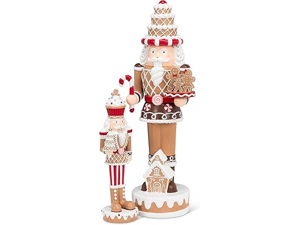 Abbott Collection 21" Gingerbread Nutcracker Figurine