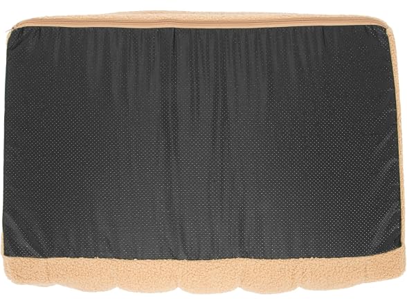 SportPet Medium Sherpa Bolster Couch Pet Bed, Tan