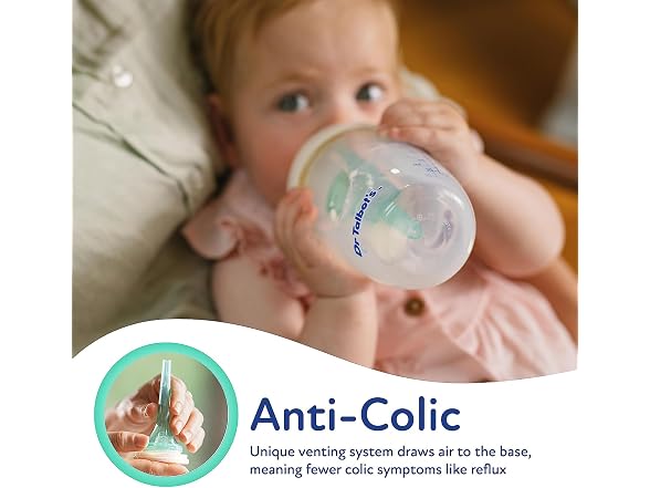 Dr. Talbot's Silicone Anti-Colic Bottles - 8 oz - 2 Pack