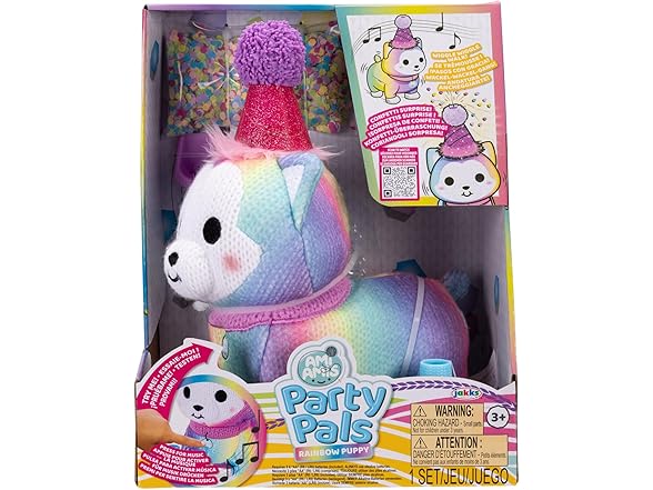 Ami Amis Rainbow Party Pal Ultimate Festive Fun Plush