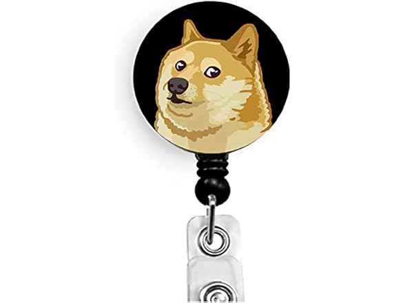 BeAwesome Cute Doge Meme Nurse Badge