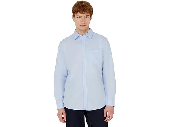 Amazon Essentials Men Regular-fit Long Linen Shirt - Gallery 6