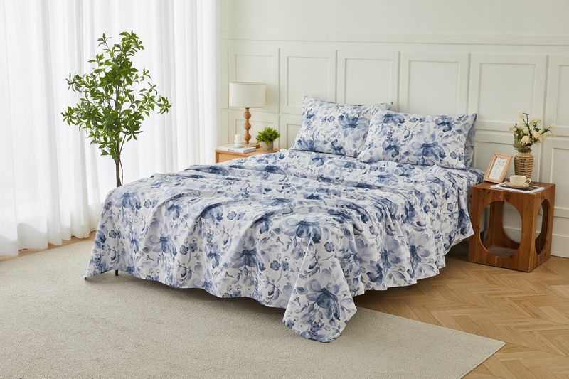 Kathy Ireland Printed 4-Piece Sheet Set - Gallery 13