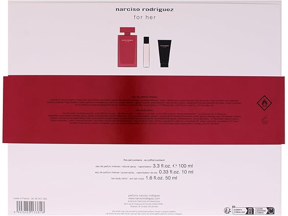 Narciso Rodriguez Intense 3 Pc Gift Set