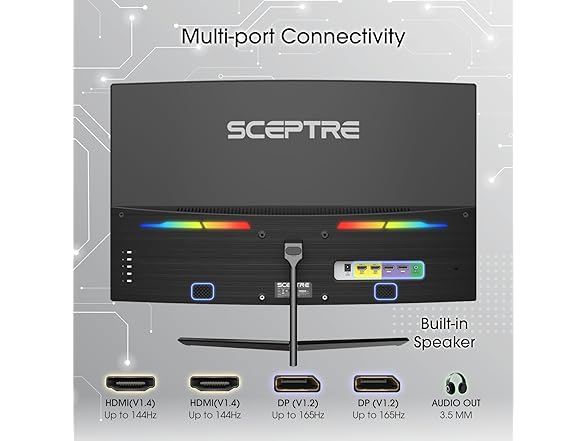 Sceptre 24" FHD Curved Monitor | C248B-FWT168