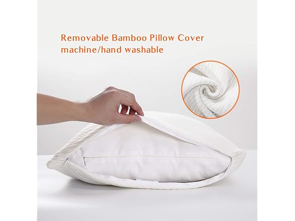 Sweetnight King Size Bamboo Pillow
