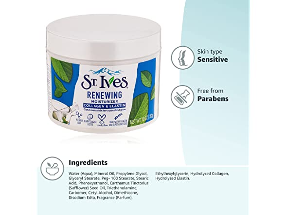 St. Ives Collagen Facial Moisturizer, 10oz