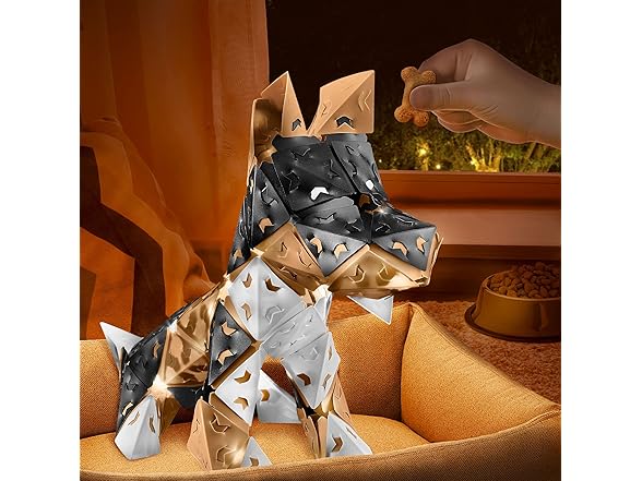 Thames & Kosmos Creatto Puppy Pals Light-Up 3D Puzzle Kit 