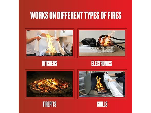 Premium Defense Fire Blanket, 40” x 40”