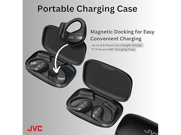 JVC Nearphones Open Ear True Wireless Earbuds
