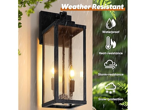 BesLowe 18” Motion Sensor Outdoor Lights