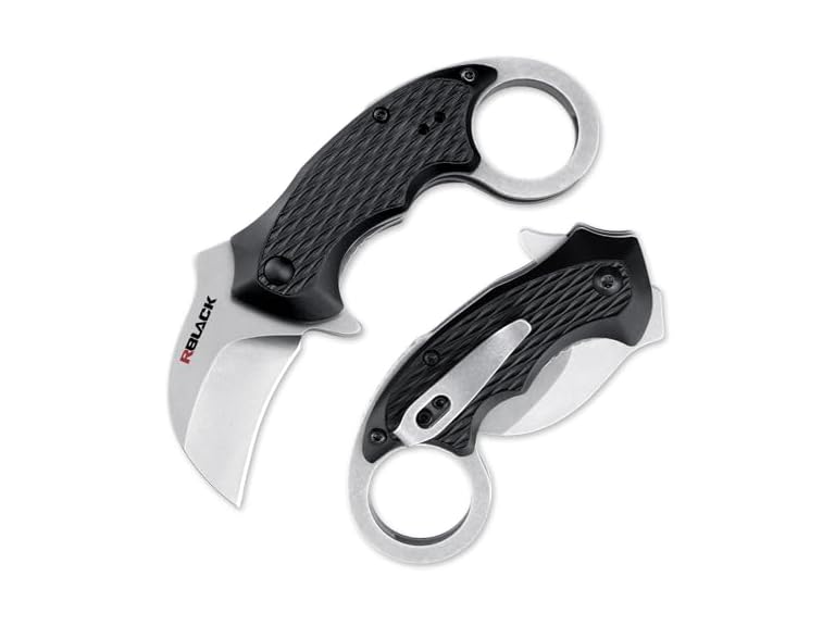 RBLACK Karambit Folding Knife for Men