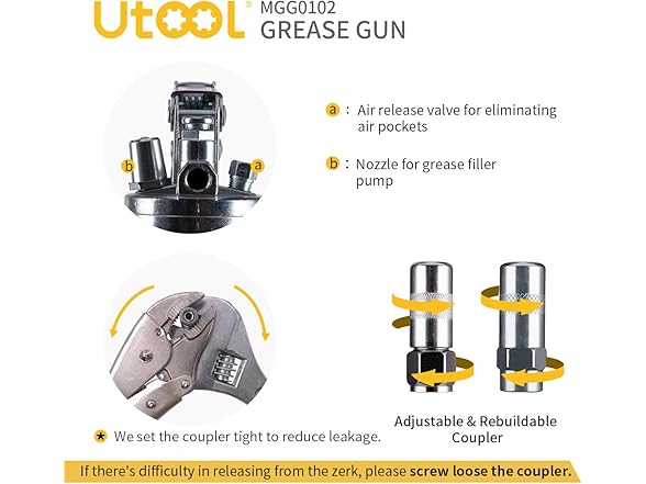 Heavy Duty Pistol Grip Grease Gun Kit