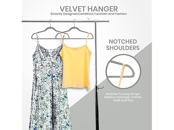 Utopia Home Velvet Hangers 50 Pack