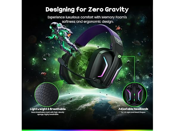 WESEARY W0568 Wireless Gaming Headset for PC