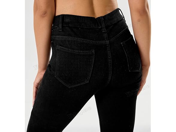 Yehopere Women (L) Winter Jeans High Waist Jeans