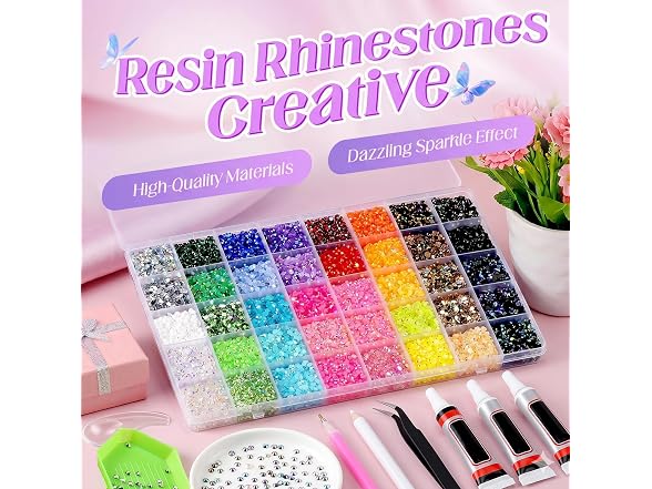 QIZUHIUN Bedazzler Kit with Rhinestones