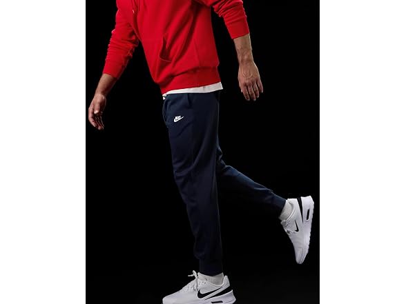 Nike Men's Club Knit Joggers, Obsidian/W