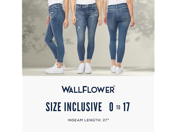 WallFlower (17) Fearless Super High Jeans Coal
