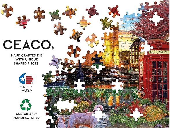 The Thames in London - 1000 Piece Jigsaw Puzzle