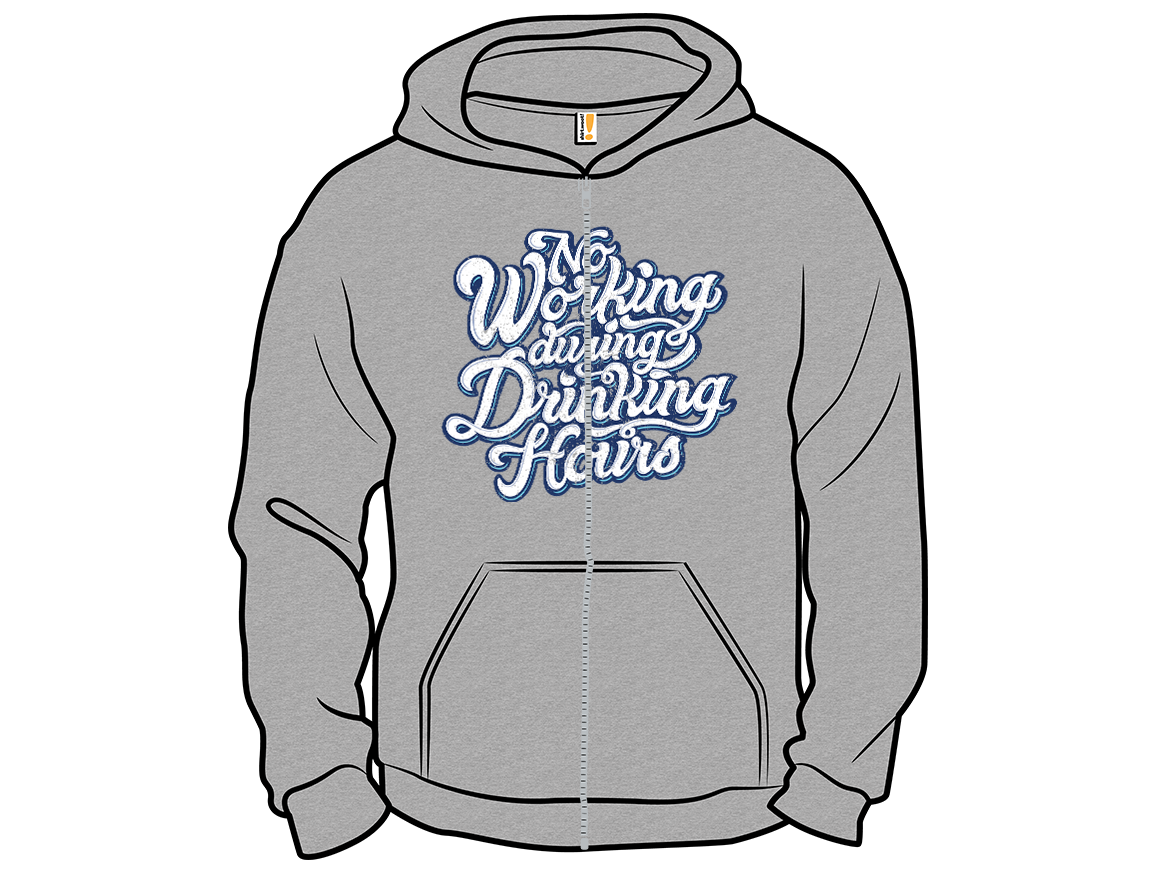 Secret Saturday Shirt: "No Working" - Gallery 14