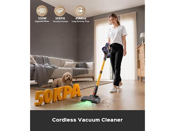 UKDMROX Cordless Vacuum Cleaner 550W
