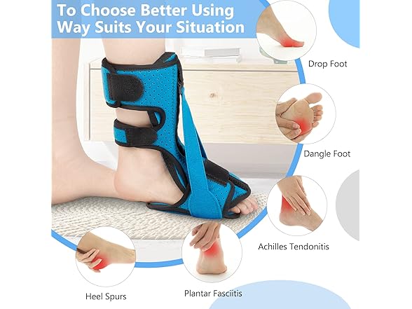 WOSHSHEN Plantar Fasciitis Night Splint