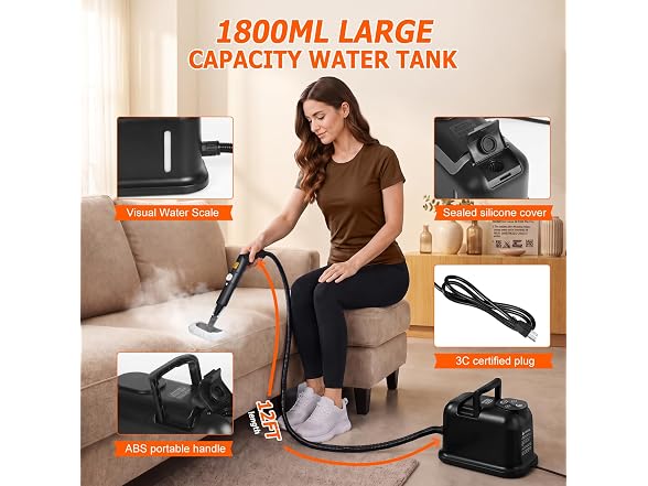 Teylne Handheld Steam Cleaner