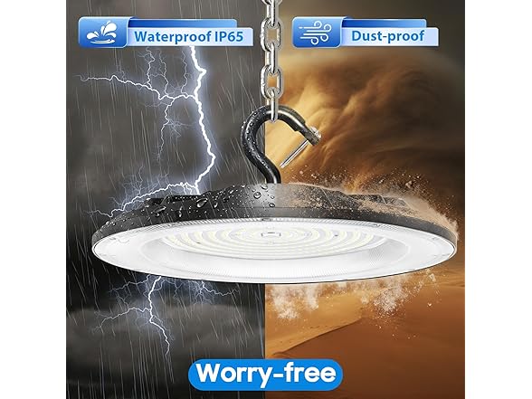 GoBright B0FWKJR7Y1 12 Inch High Bay Light 4-Pack