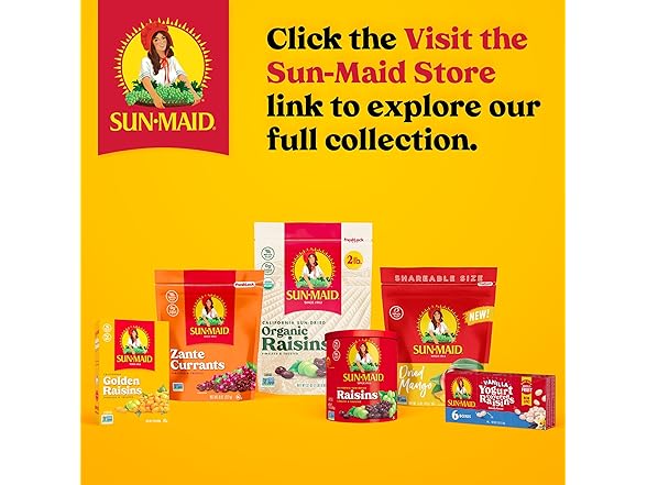 6PK Sun-Maid Strawberry & Vanilla Yogurt Coated Raisins