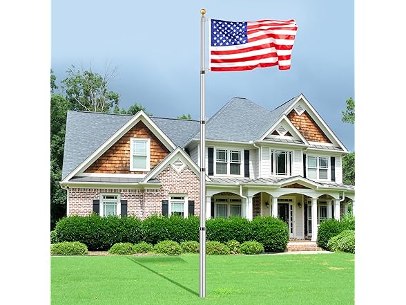 VEVOR 20FT Telescoping Flag pole Kit