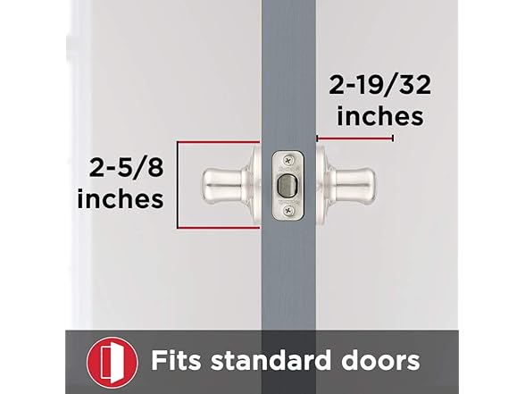 2Pk Or 3Pk Kwikset Passage Door Handle