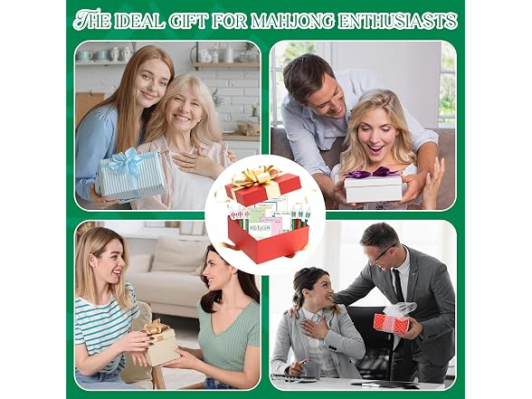 Bafeil 24pc Mahjong Gift Set w/Sticky Notes