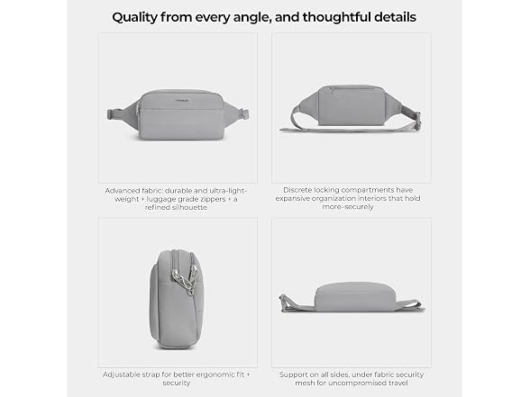 Travelon Anti-Theft Roam XL Belt Bag