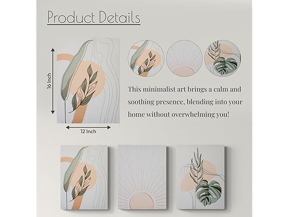 Nori's Gift Boho Wall Art | Botanical