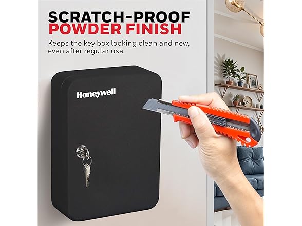 Honeywell - 48 Hooks Small Key Box for Office or Home