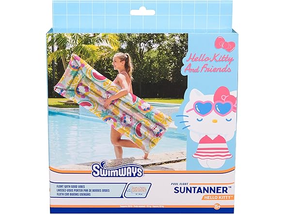 Swimways Hello Kitty Suntanner Pool Float