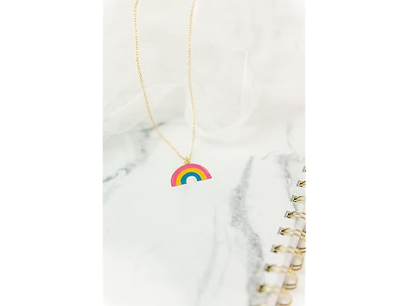 Bisexual Pride Rainbow Shape Necklace