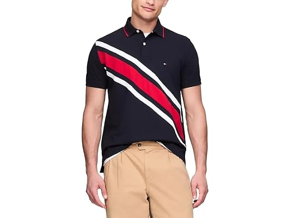 Tommy Hilfiger Men (M) Stretch Slim Pique Shirt
