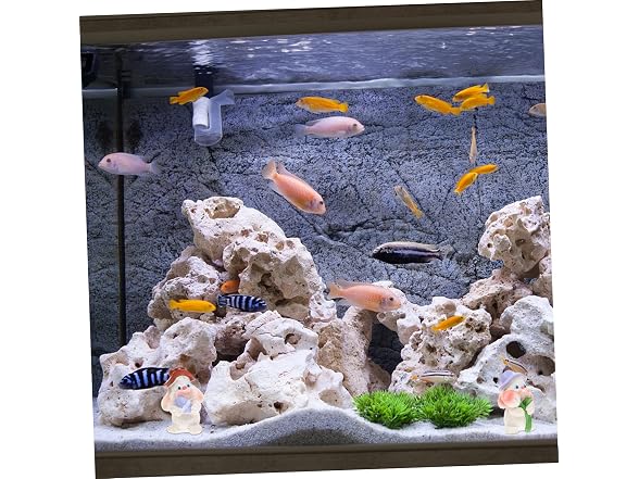 3pcs Fish Tank Landscaping Ornaments Cake Or