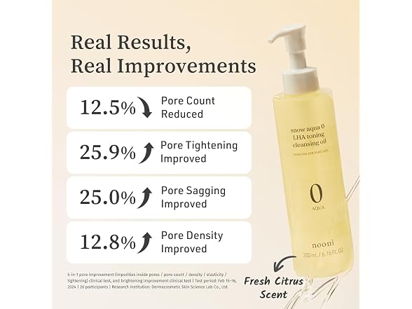 NOONI Korean Cleansing Oil Snow Aqua 0 LHA Toning